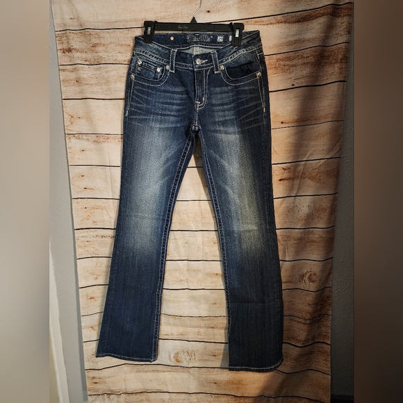 Miss Me Denim - Miss Me Women's Dark Blue Boot Cut Jeans